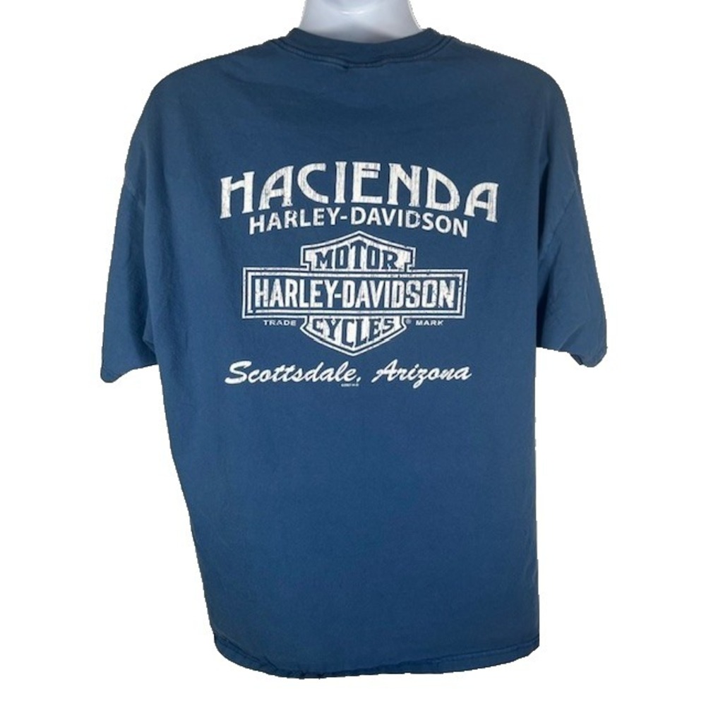 Harley-Davidson Mens Sz 2XL Hacienda Scottsdale, Arizona 2007 T-Shirt -1781